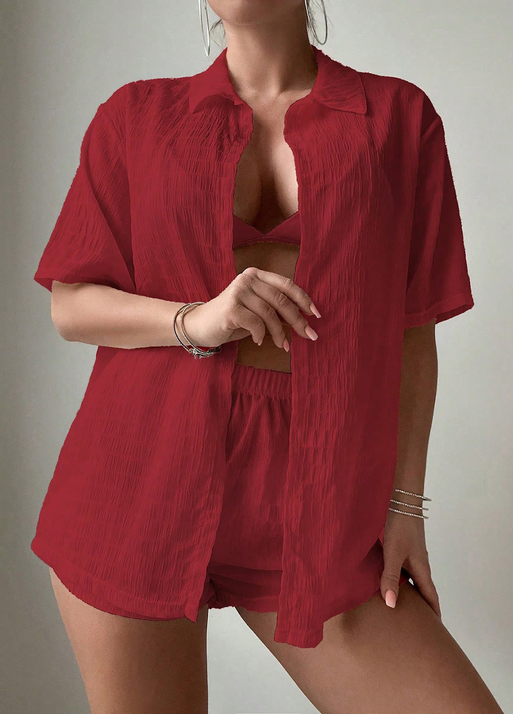 Костюм (блуза, шорты) SHEIN (323778835)