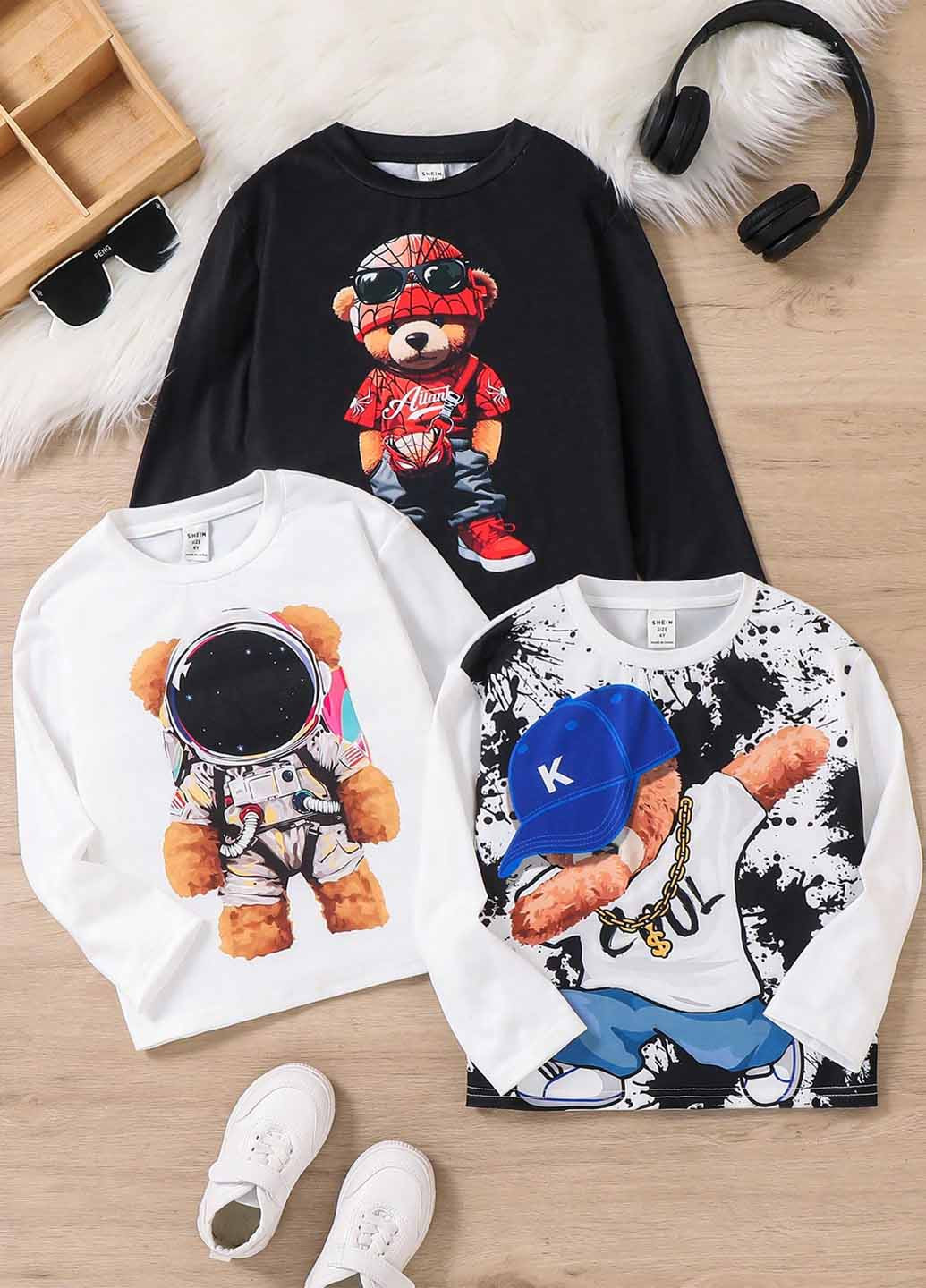 Лонгслів (3 шт.) SHEIN (367006254)