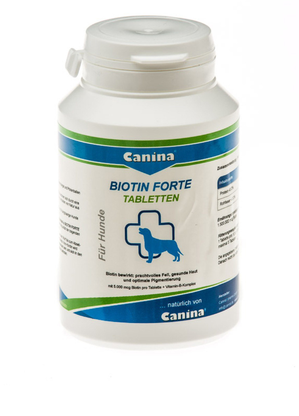 Интенсивный курс для шерсти Biotin forte 100 г (30 табл) Canina (9958638)