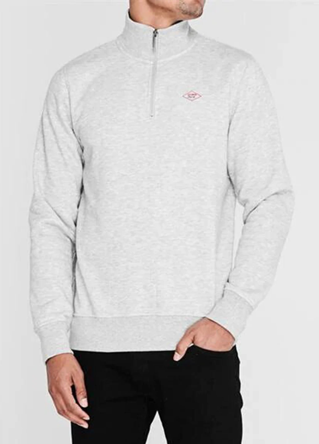 Світло-сірий світшот Lee Cooper меланж (229255470)