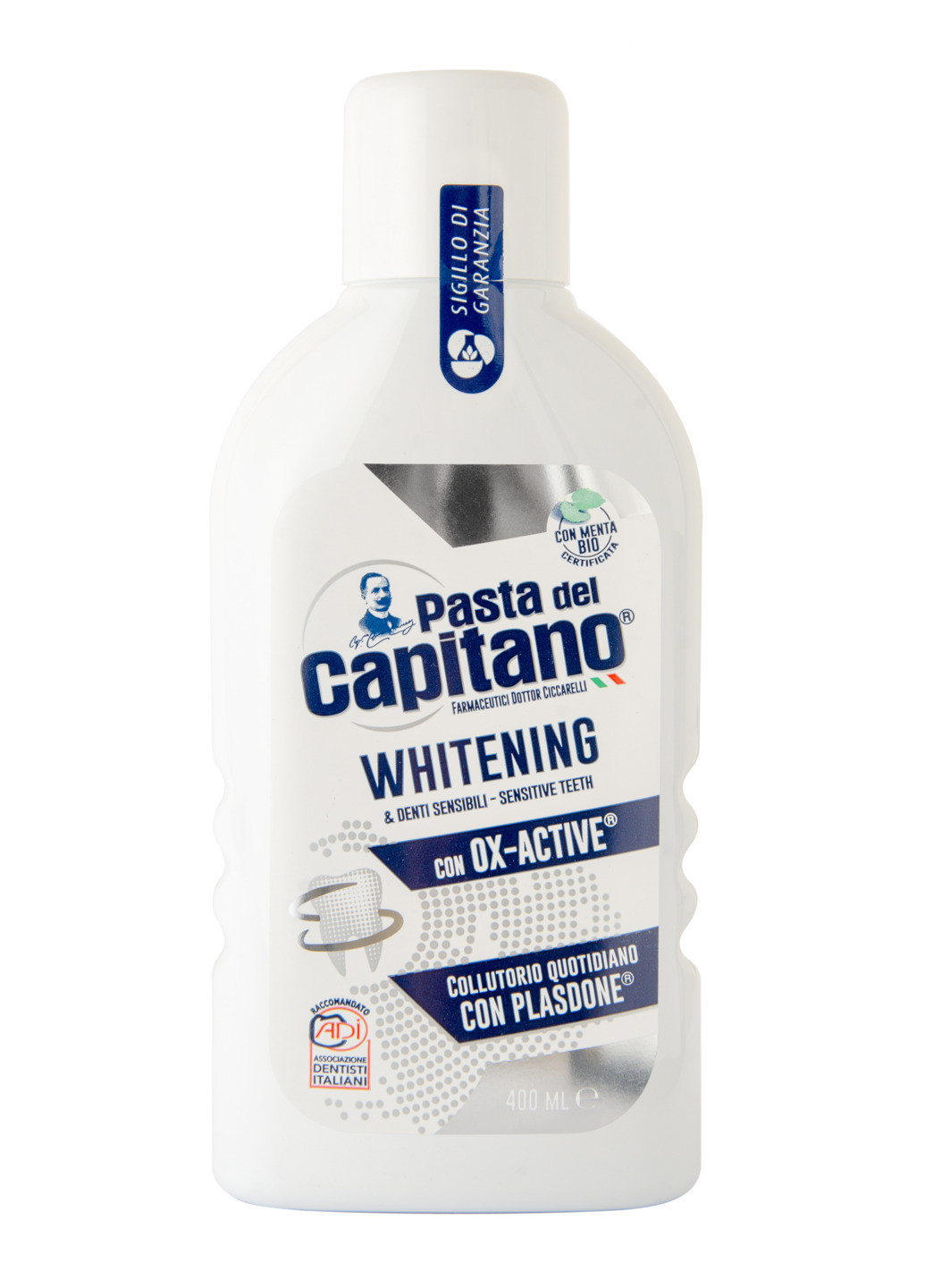 Ополаскиватель полости рта WHITENING для отбеливания зубов 400 мл Pasta del Capitano (254900362)