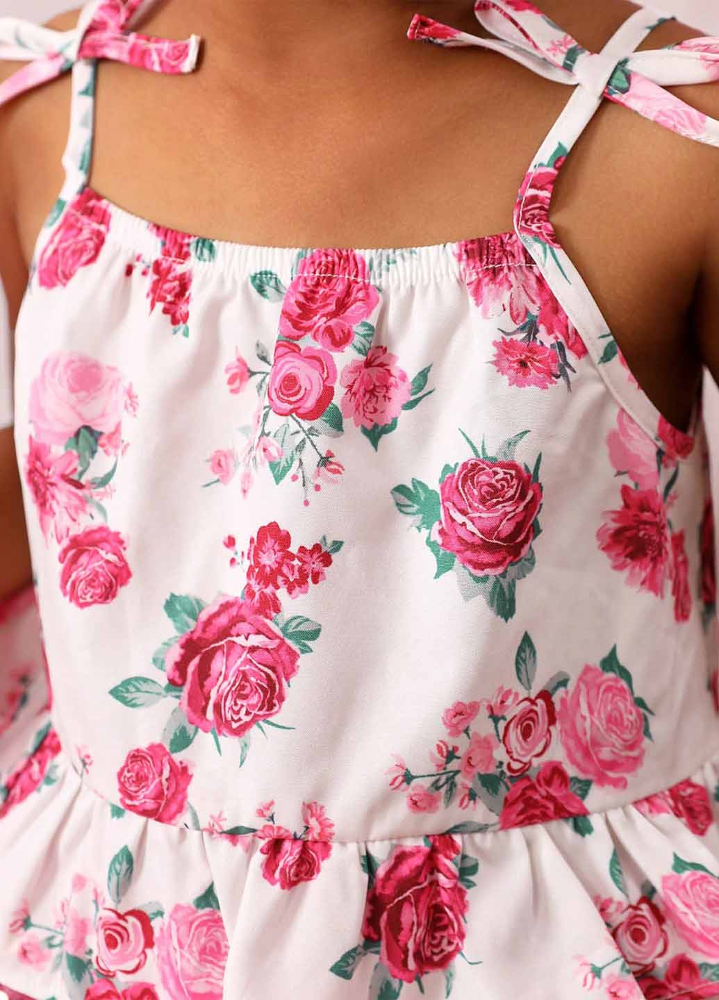 Рожевий літній комплект (майка, штани) SHEIN