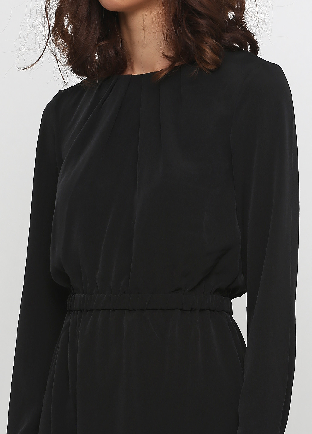 Темно-сіра кежуал сукня кльош H&M однотонна