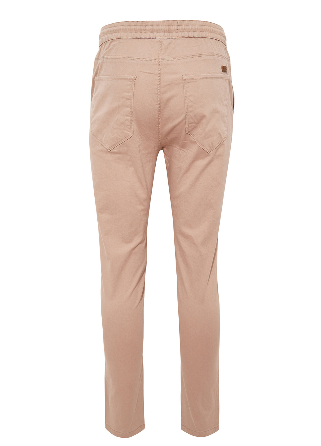 Светло-бежевые кэжуал летние чиносы брюки DeFacto