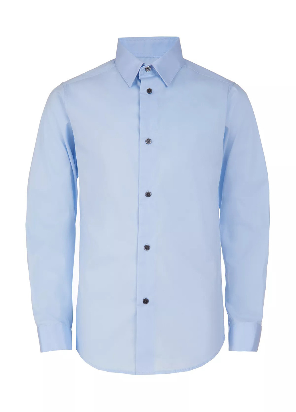 Голубой кэжуал рубашка однотонная Calvin Klein