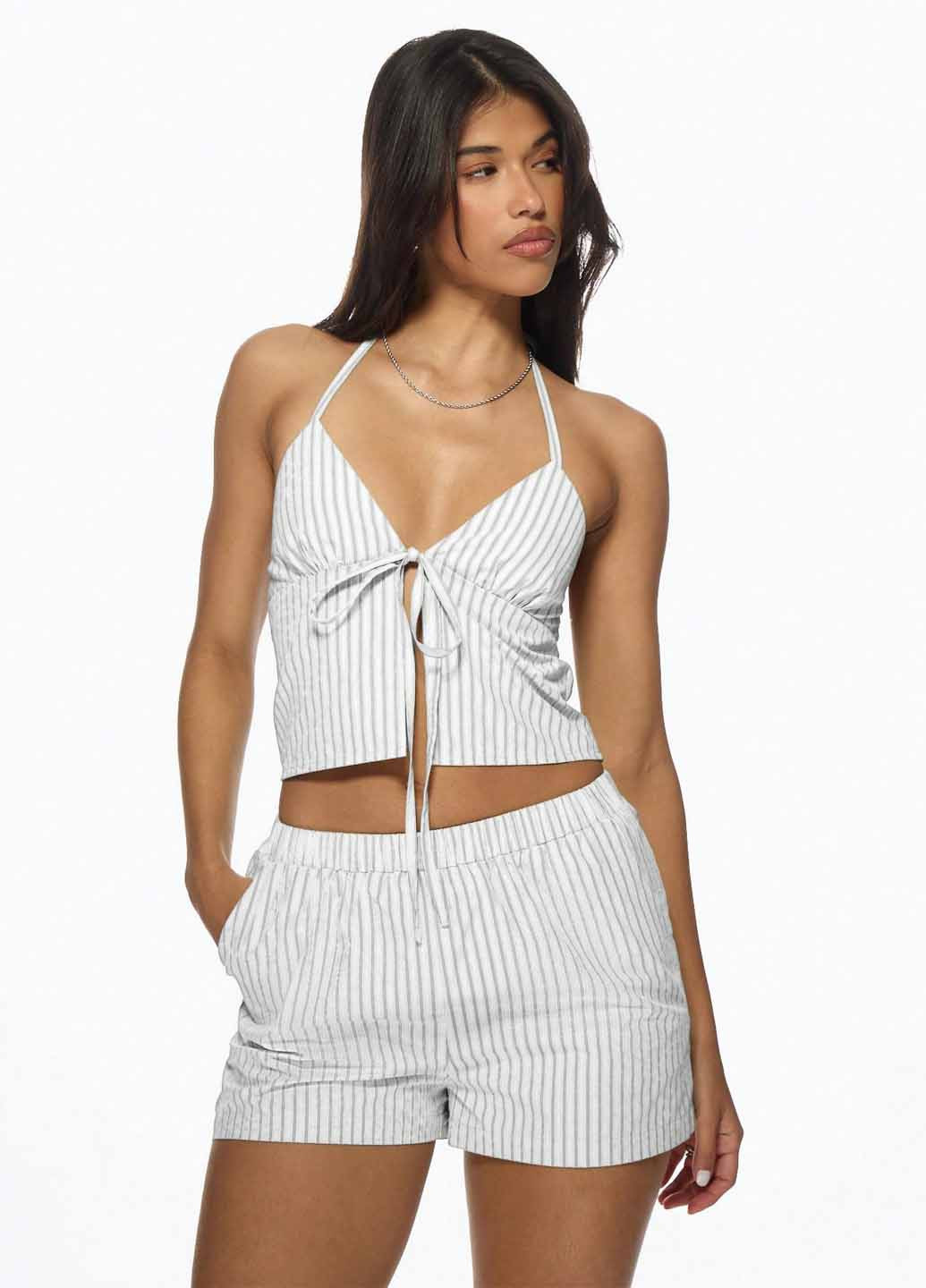 Костюм (топ, шорты) SHEIN (367574002)