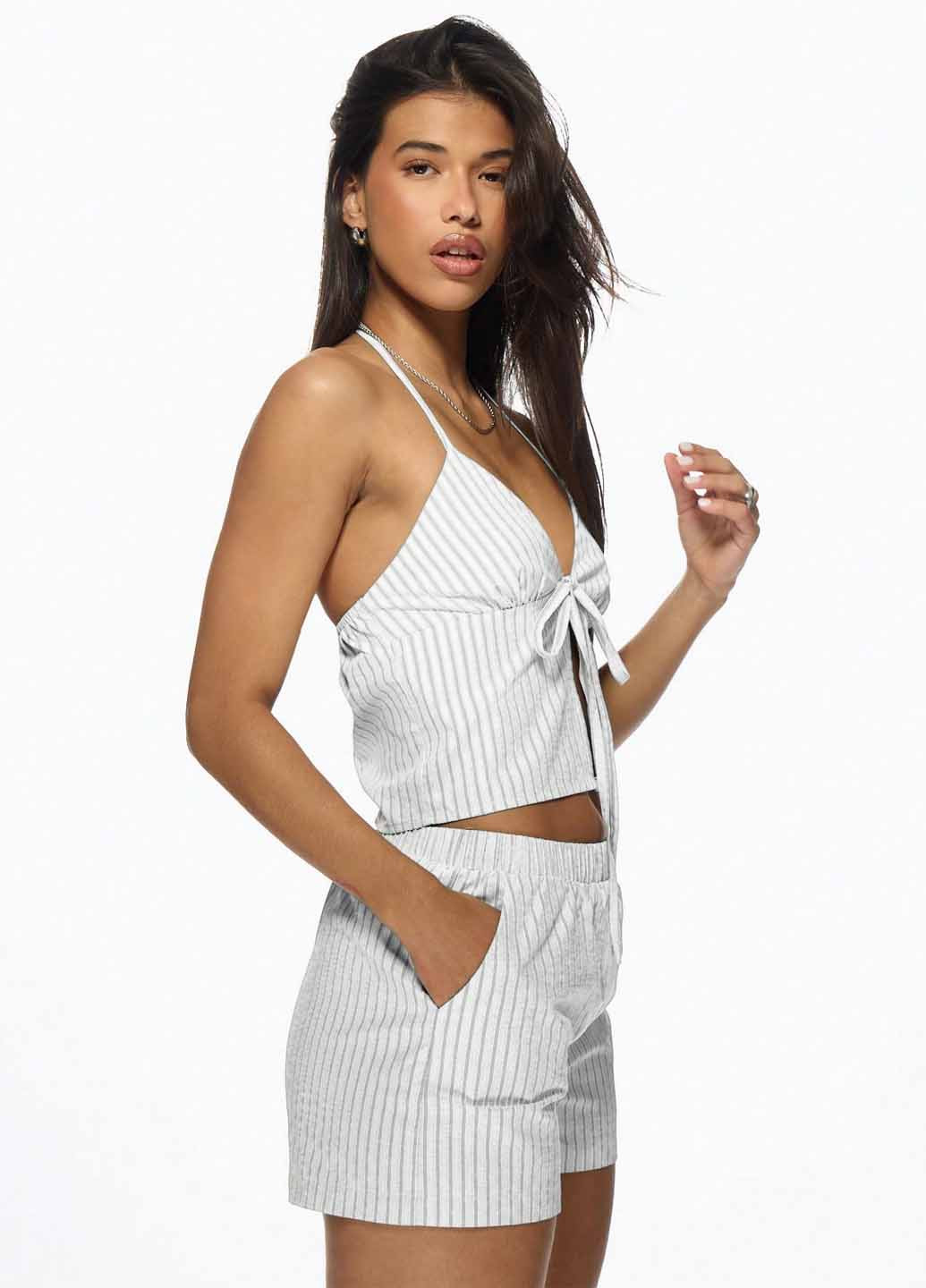 Костюм (топ, шорты) SHEIN (367574002)