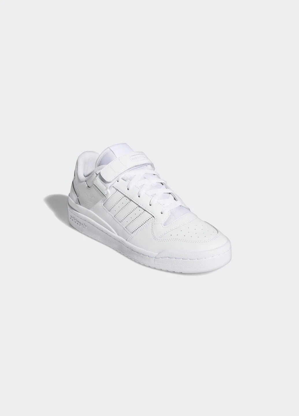Белые демисезонные кроссовки fy7755 adidas Forum Low Originals
