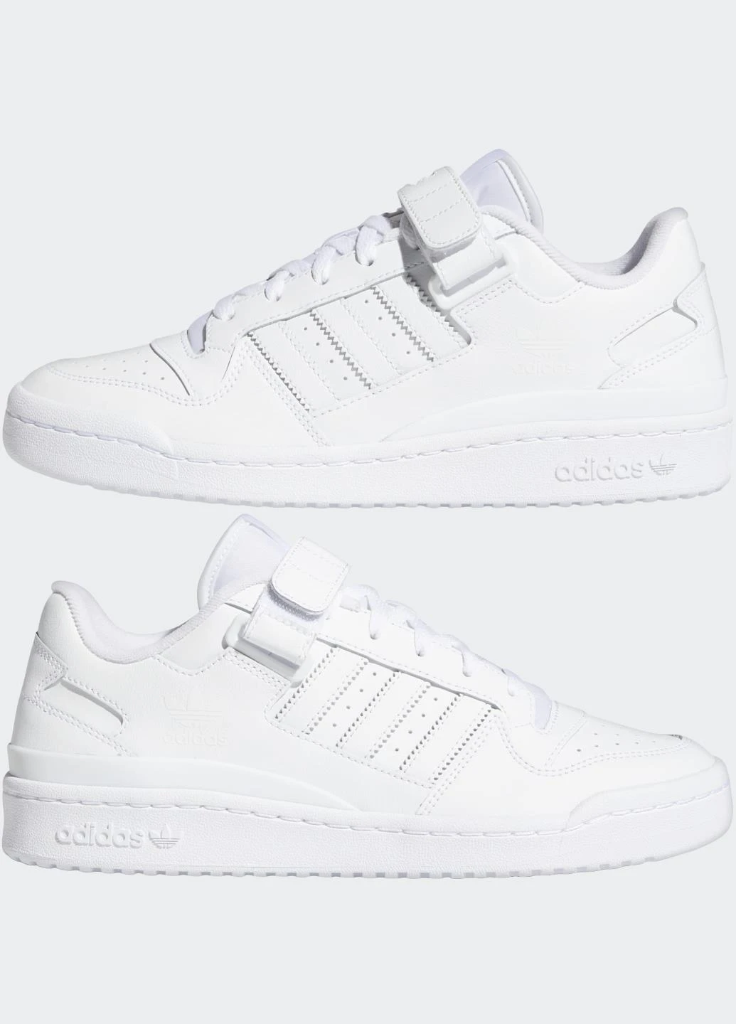 Белые демисезонные кроссовки fy7755 adidas Forum Low Originals