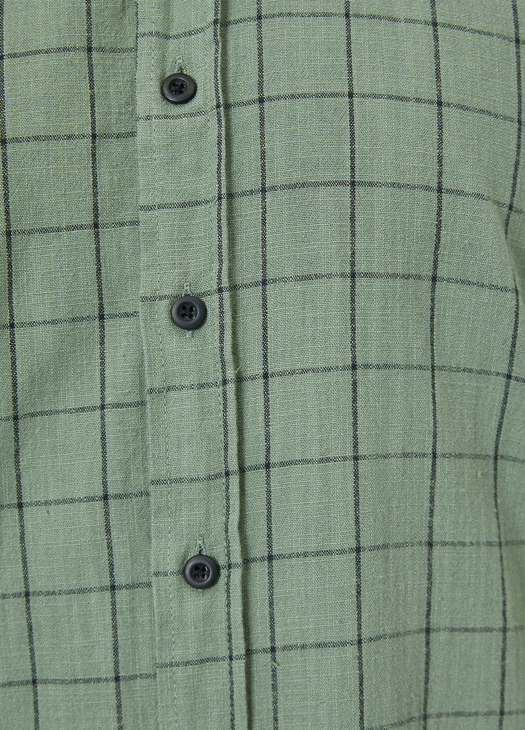 Светло-зеленая кэжуал рубашка в клетку KOTON