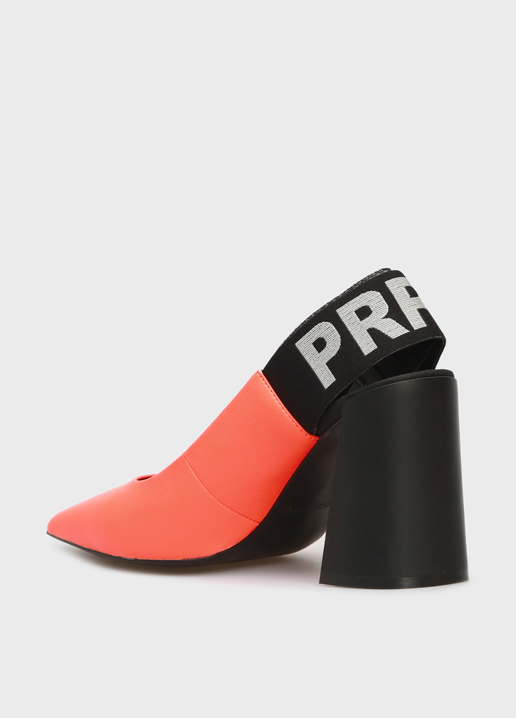 Туфли Preppy на высоком каблуке с логотипом