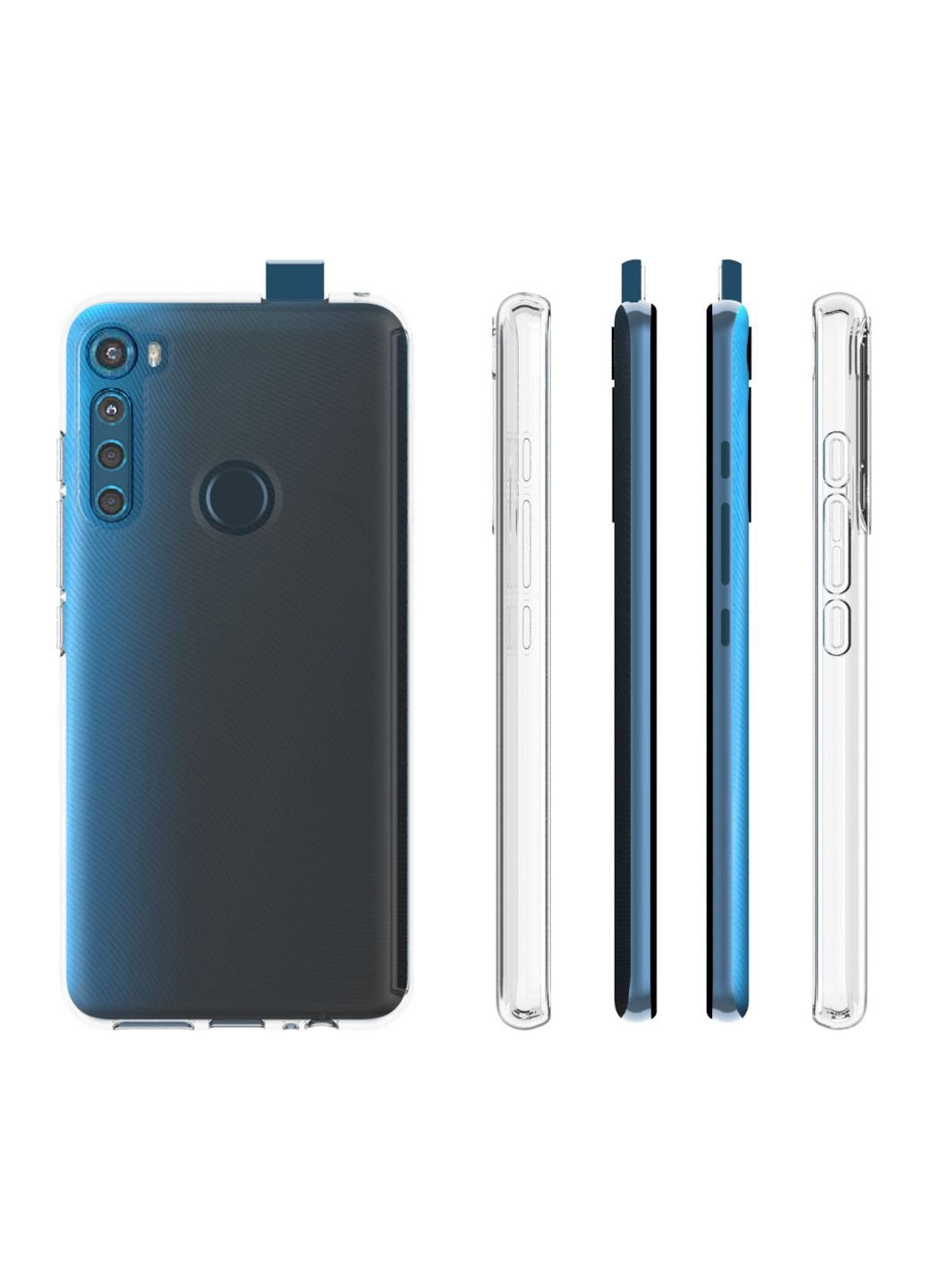 Чехол для мобильного телефона Motorola One Fusion+ Transparancy (705359) BeCover (252572128)