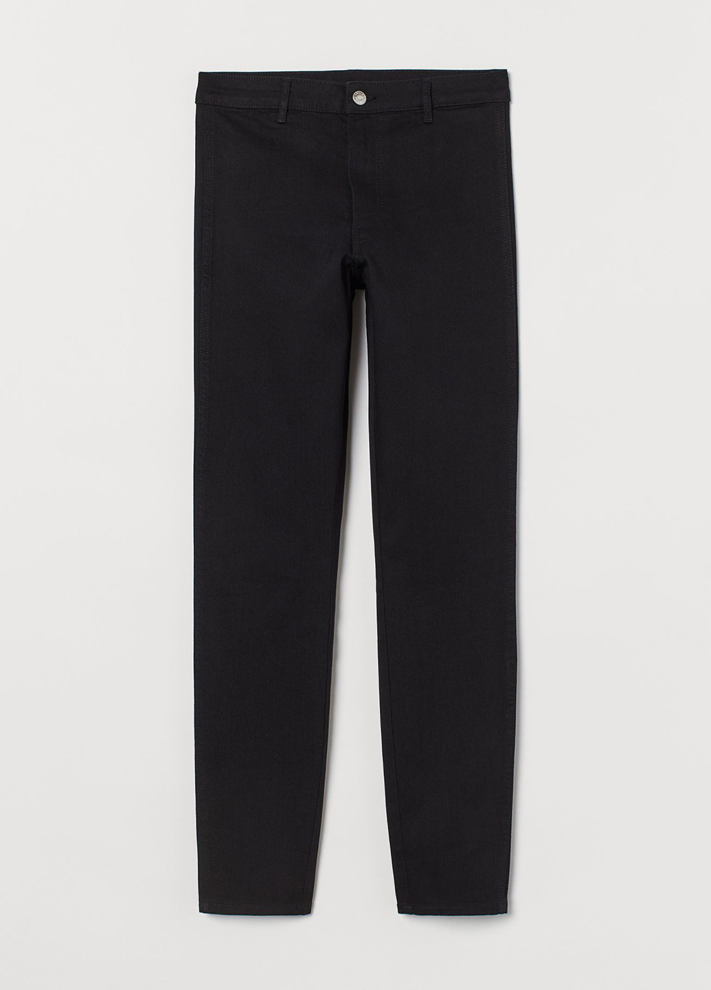 Черные демисезонные укороченные, скинни джинсы H&M
