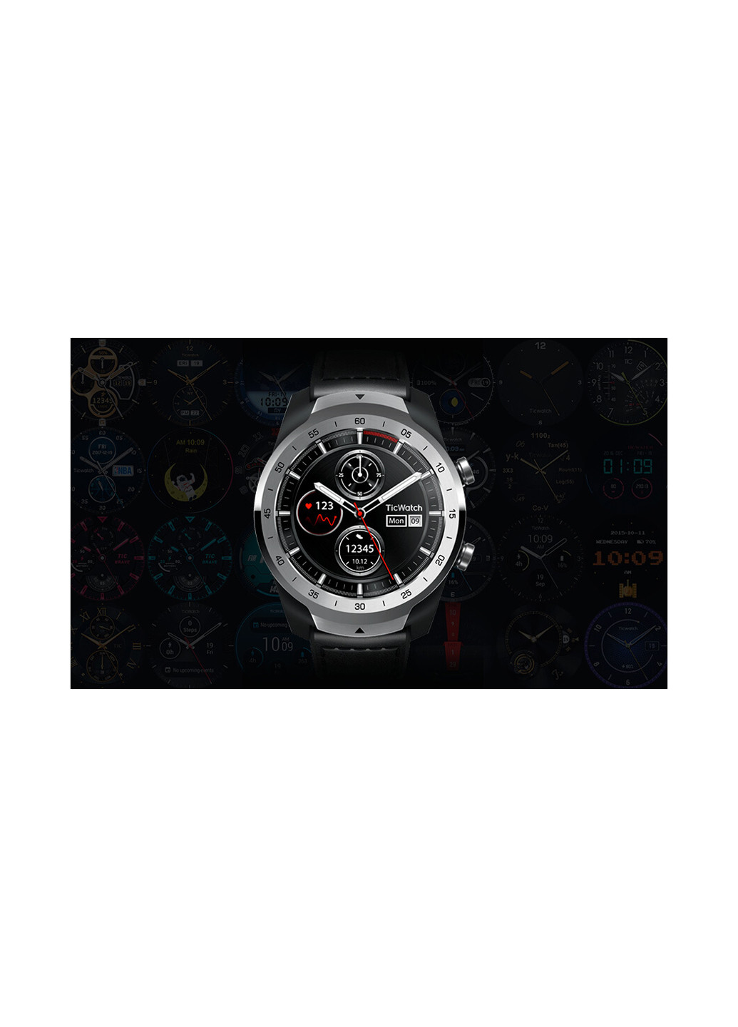 Смарт-часы MOBVOI ticwatch pro wf12106 shadow black (p1031000600a) (144071618)