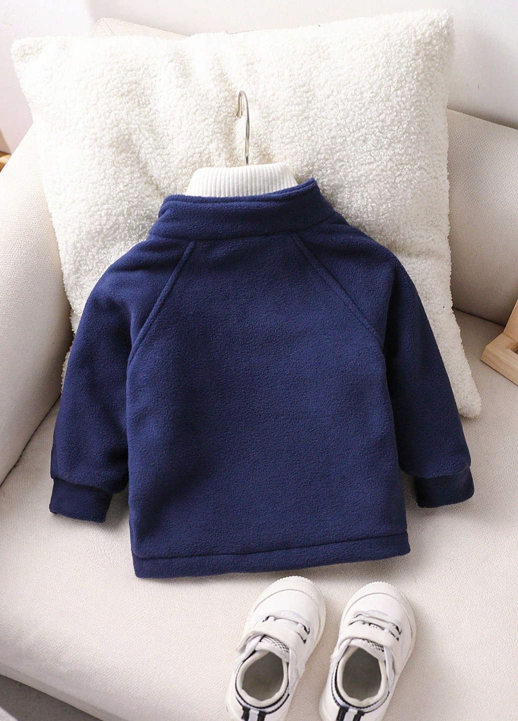 Темно-синя демісезонна куртка SHEIN