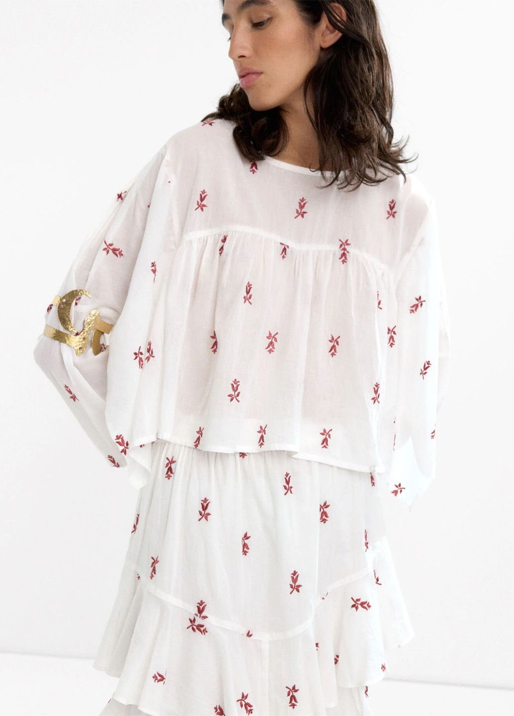 Белая блуза Parfois