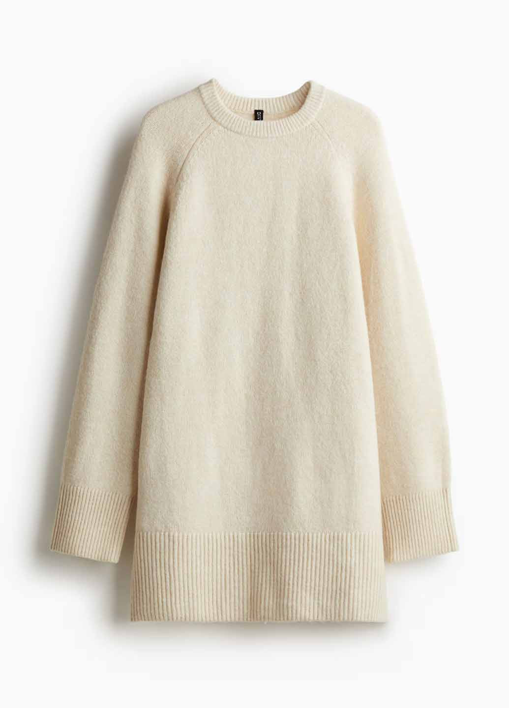 Кремова кежуал сукня сукня светр H&M однотонна