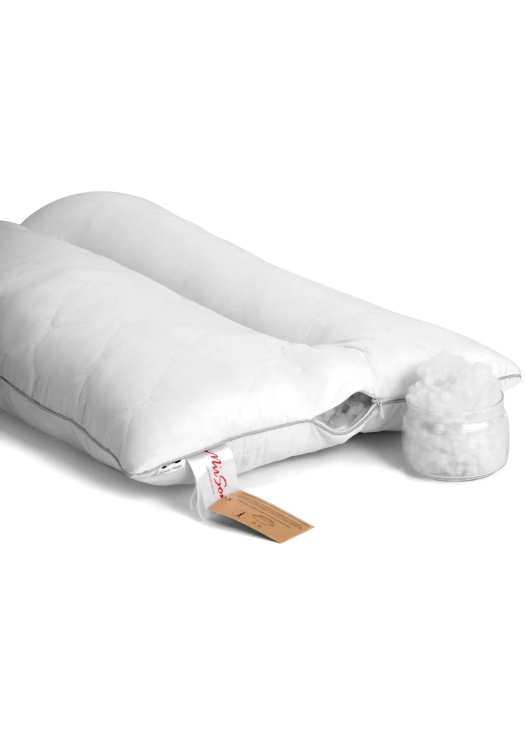 Подушка ортопедична Premium Eco Silver 148 Середня 50x70 см (2200000393036) Mirson (254053336)