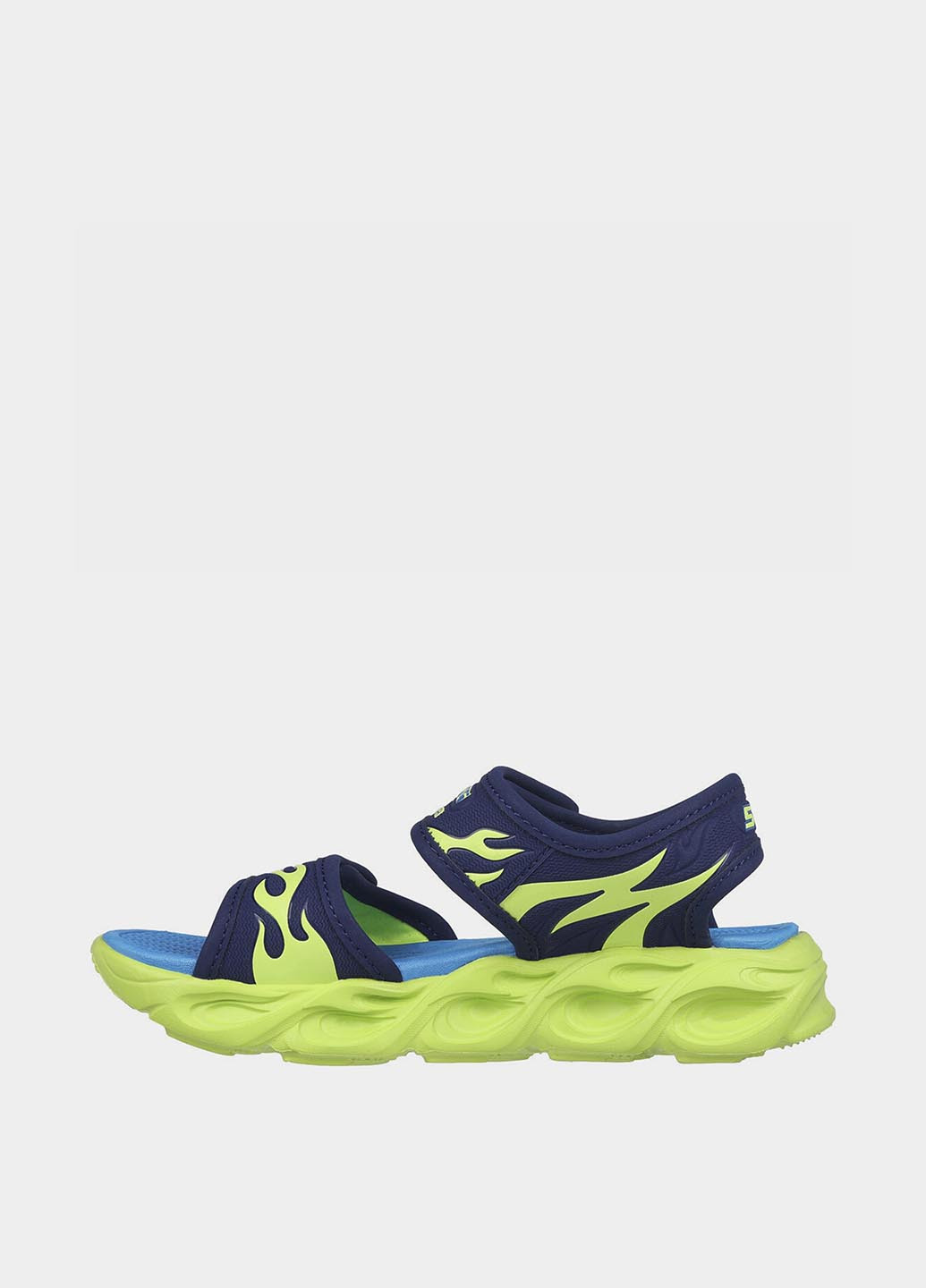 Темно-синие спортивные, кэжуал сандалии Skechers на липучке