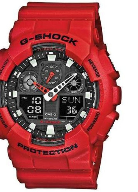 Часы наручные GA-100B-4AER спортивные Casio G-Shock (229053091)