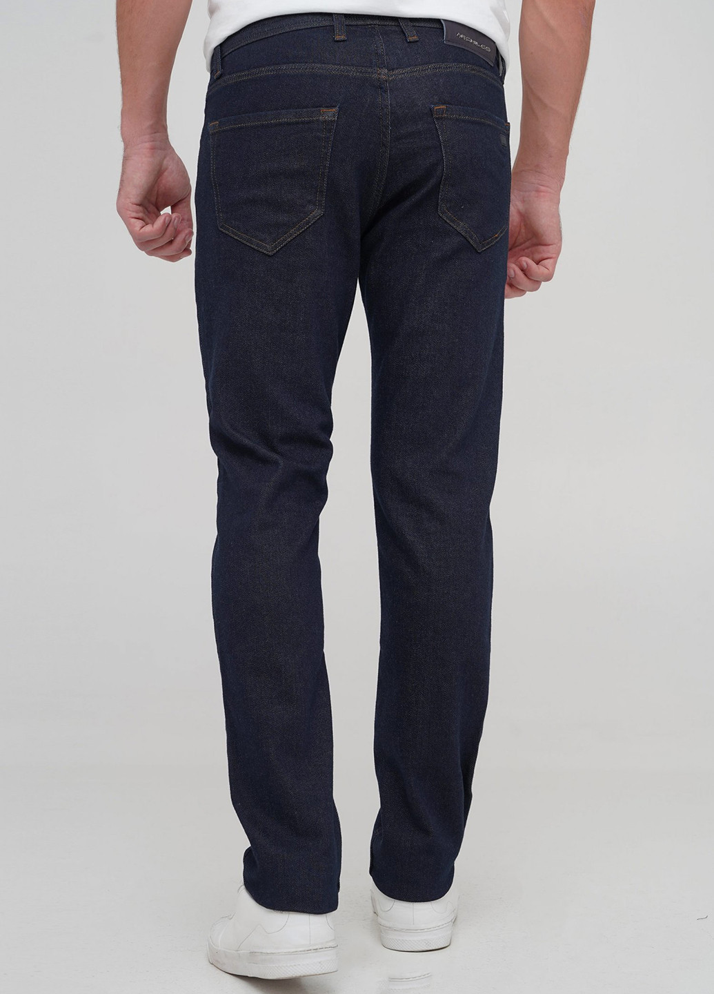 Темно-синие демисезонные зауженные джинсы Trend Collection