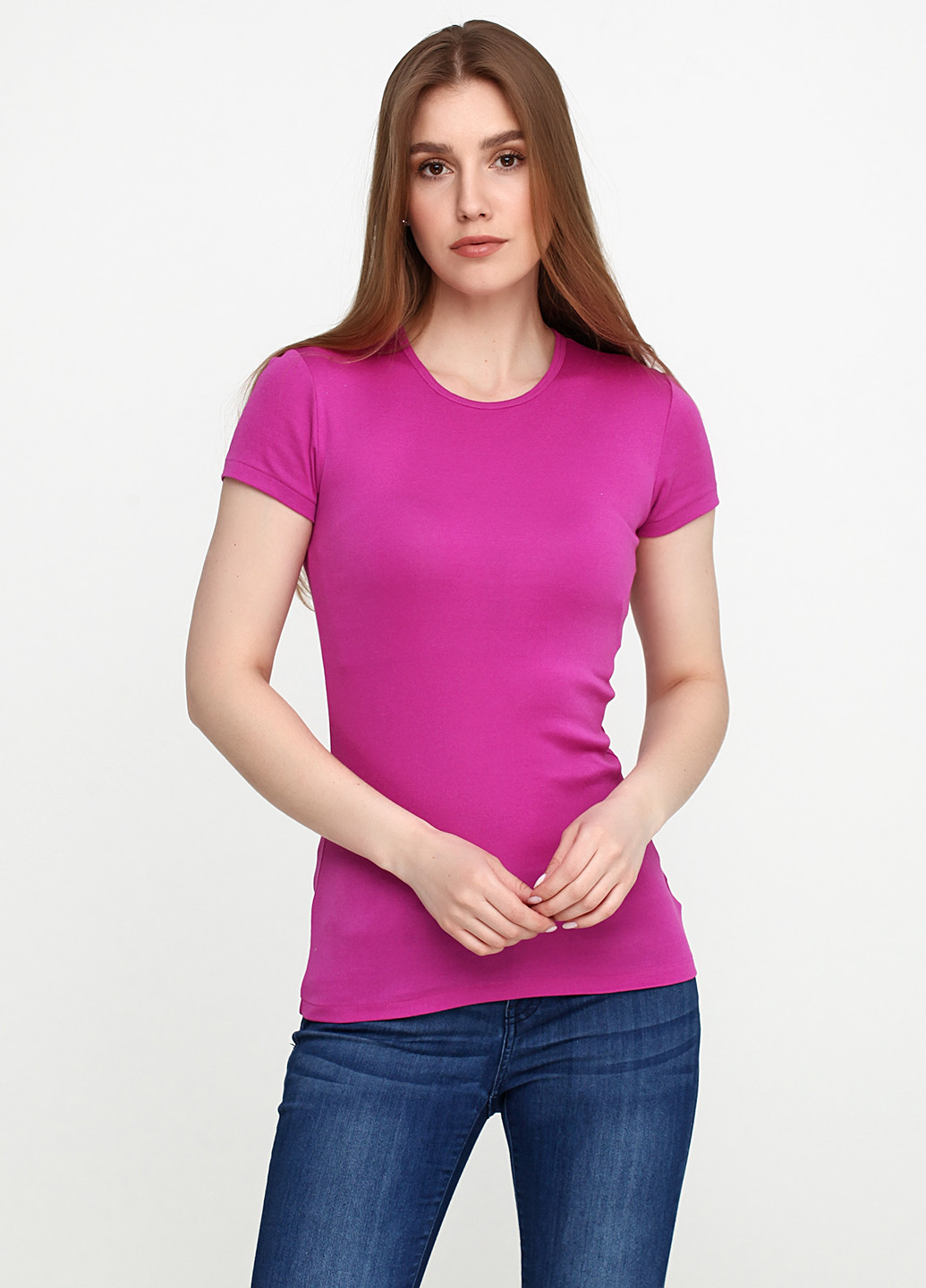 Фуксиновая летняя футболка Ralph Lauren