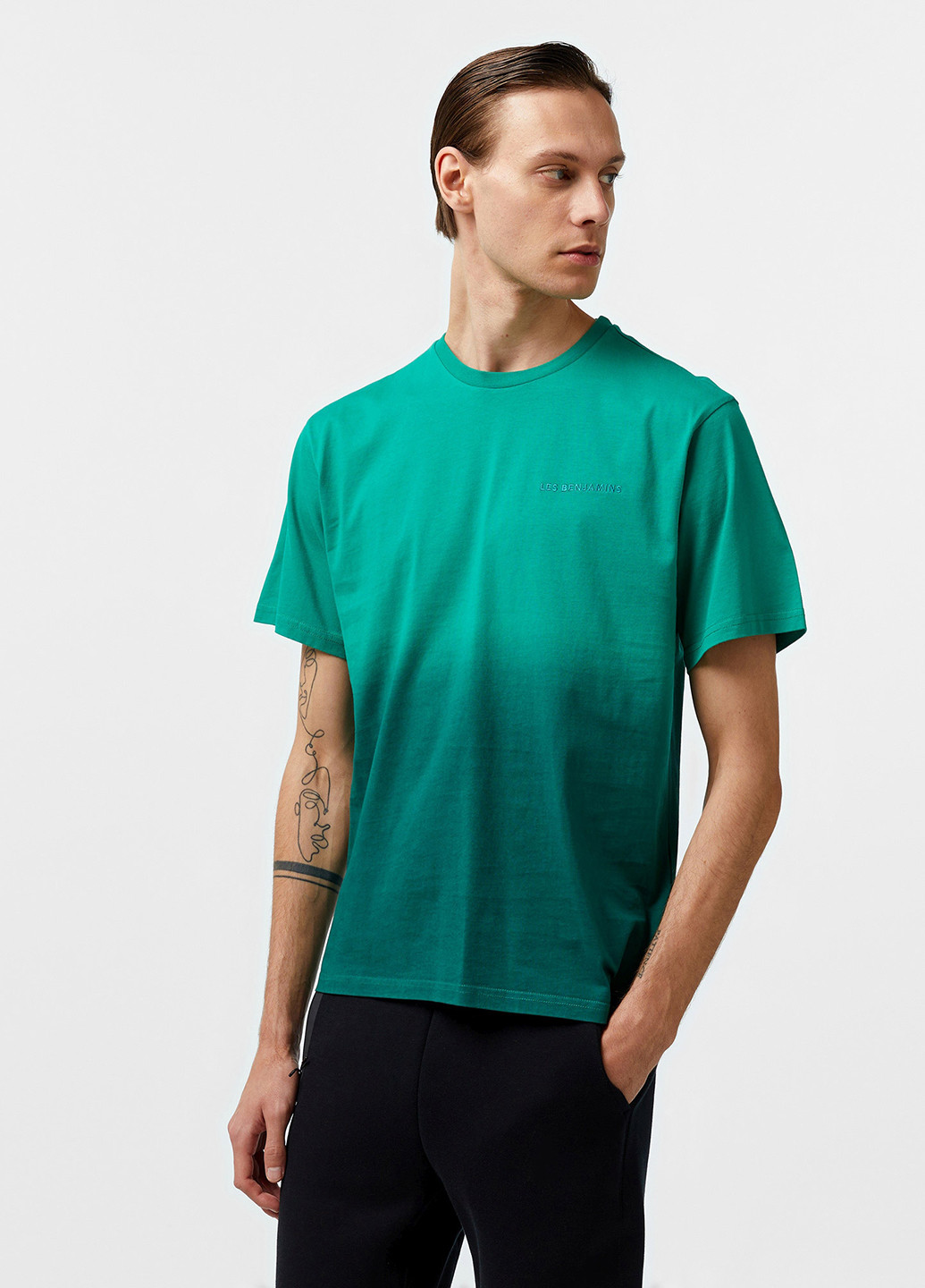 Зеленая футболка Les Benjamins