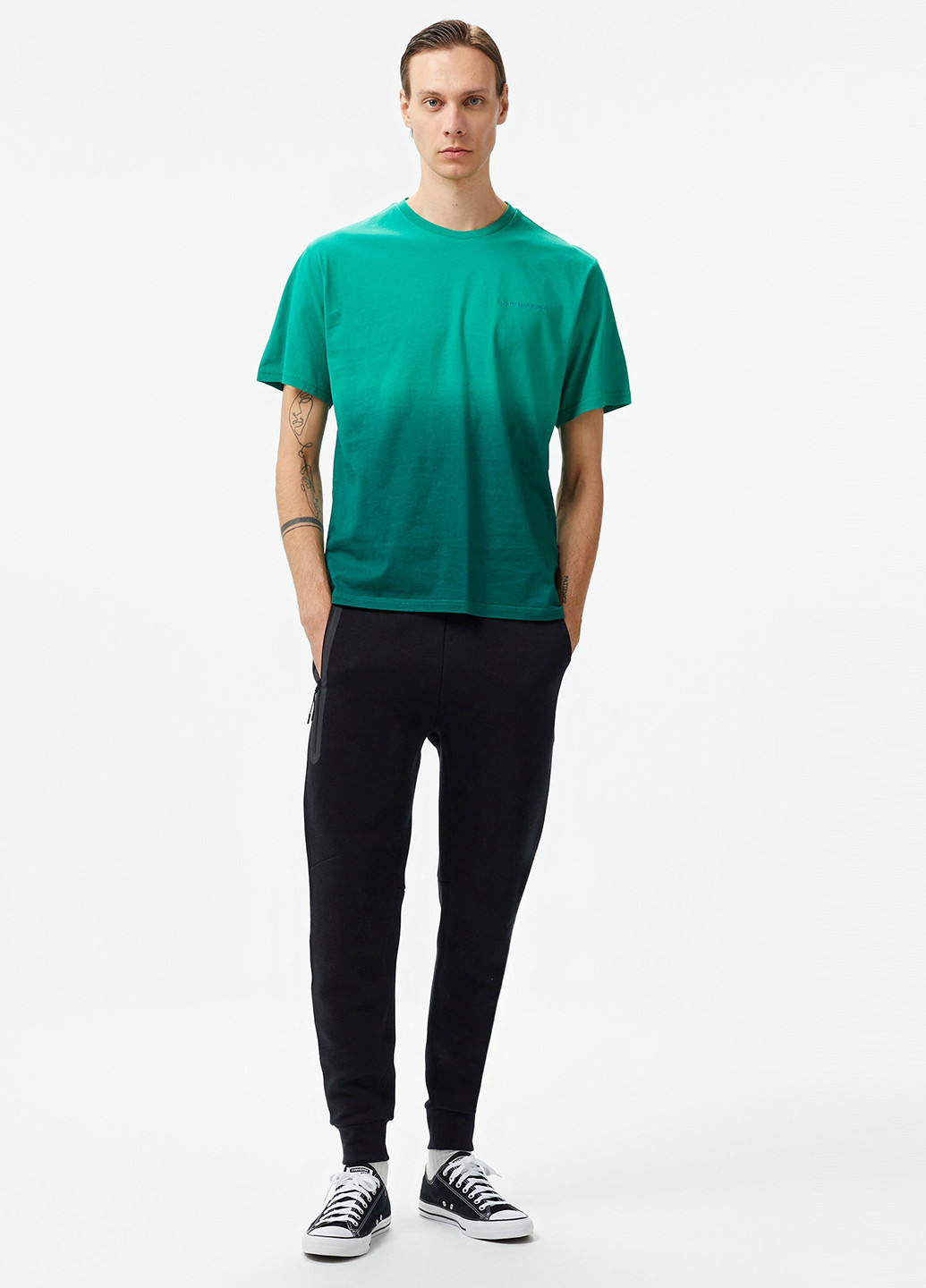 Зеленая футболка Les Benjamins