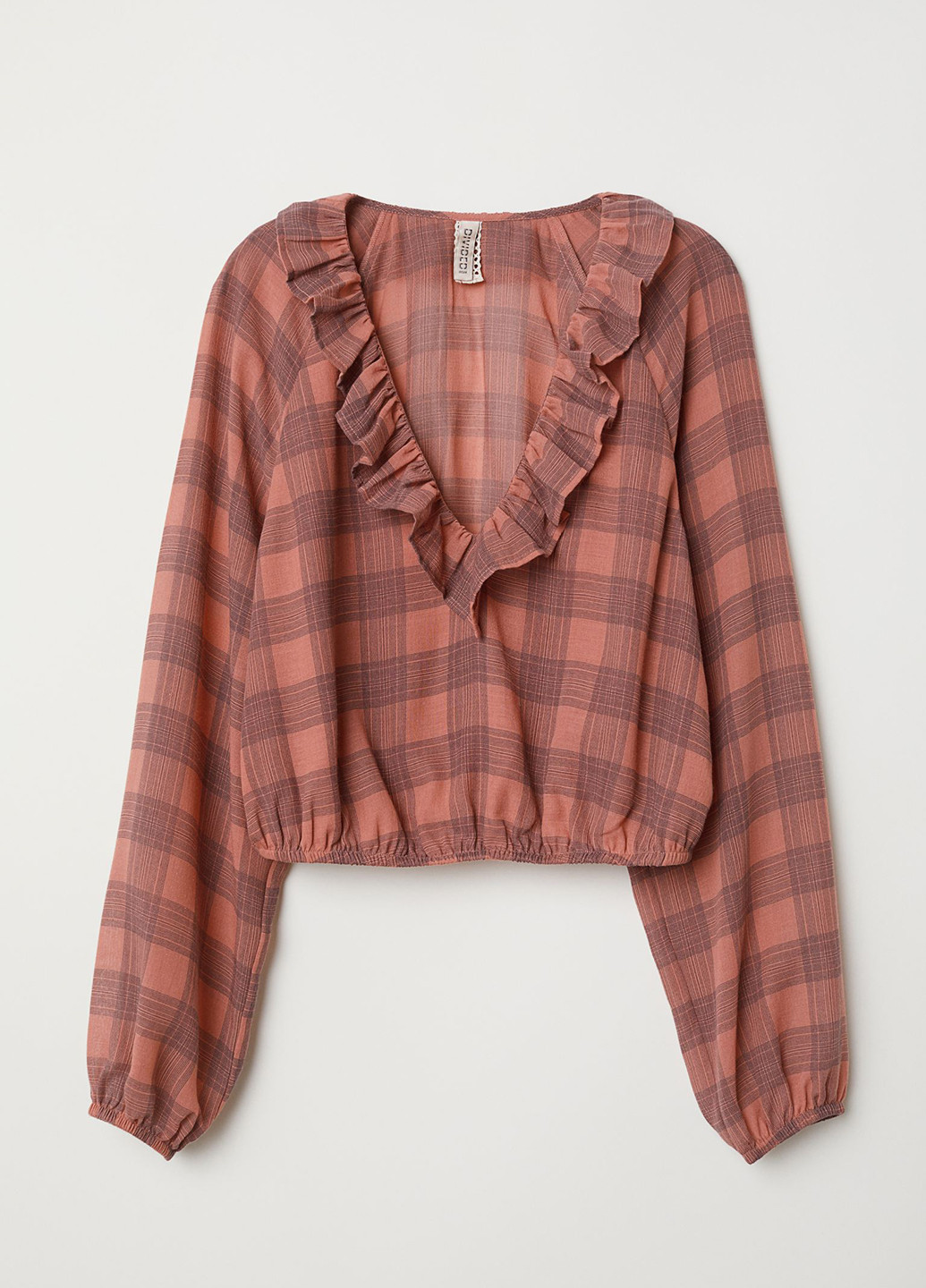 Терракотовая демисезонная блуза H&M