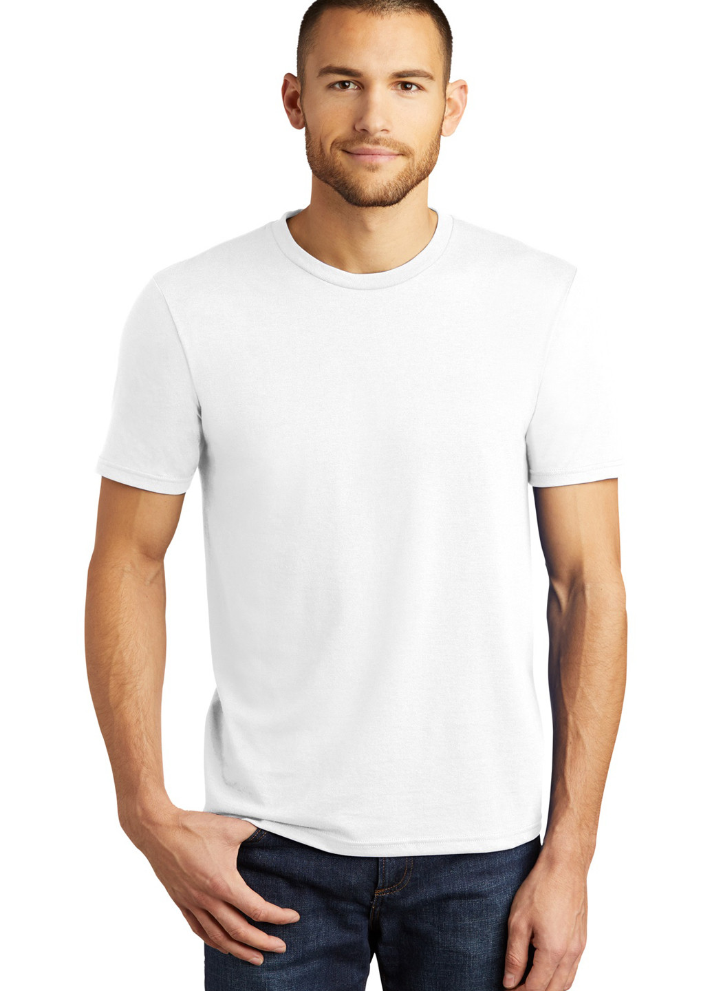 Біла футболка District