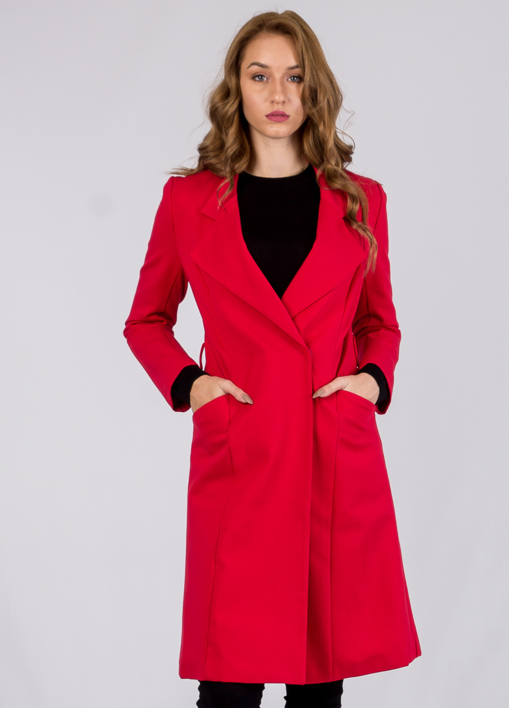 Червоне демісезонне Пальто двобортне Vero Moda