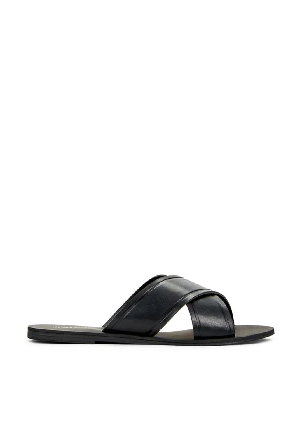 Черные шлепанцы JustFab