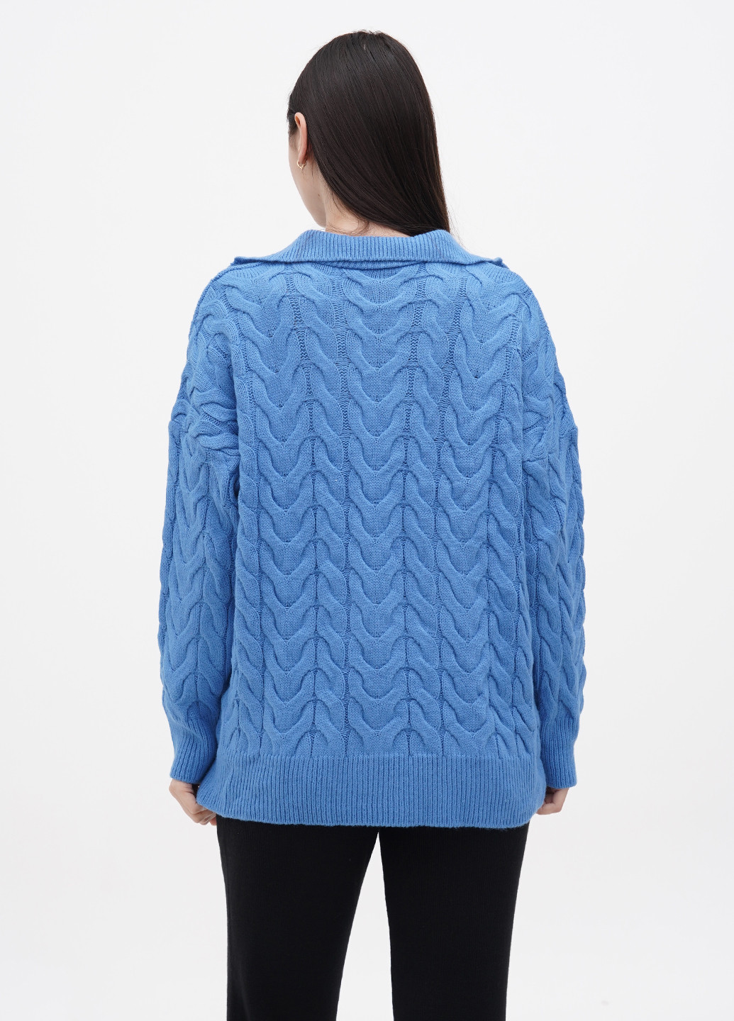 Синій зимовий светр Boohoo