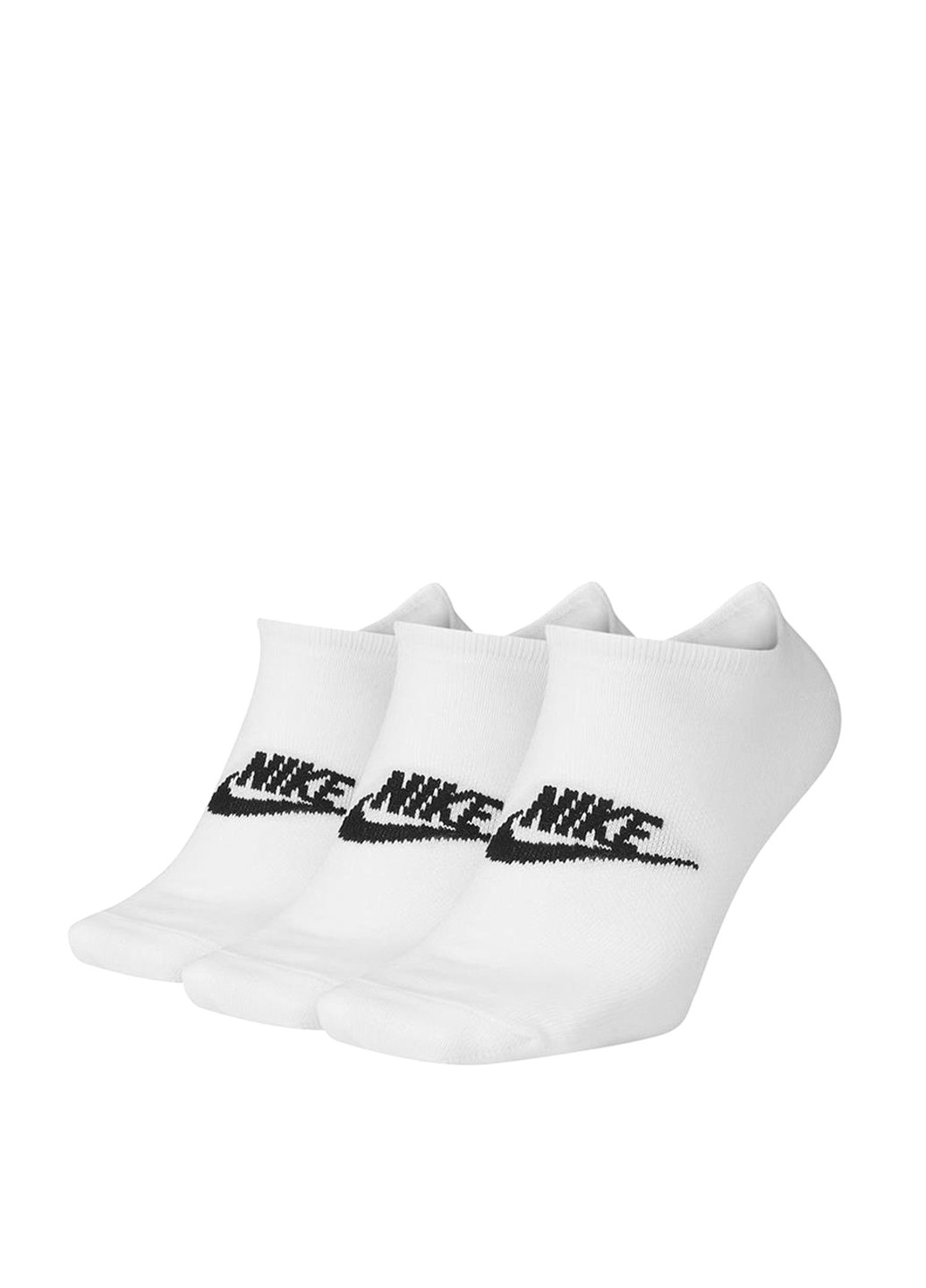 Білі шкарпетки (3 пари) dx5075-100 Nike логотипи (328004777)