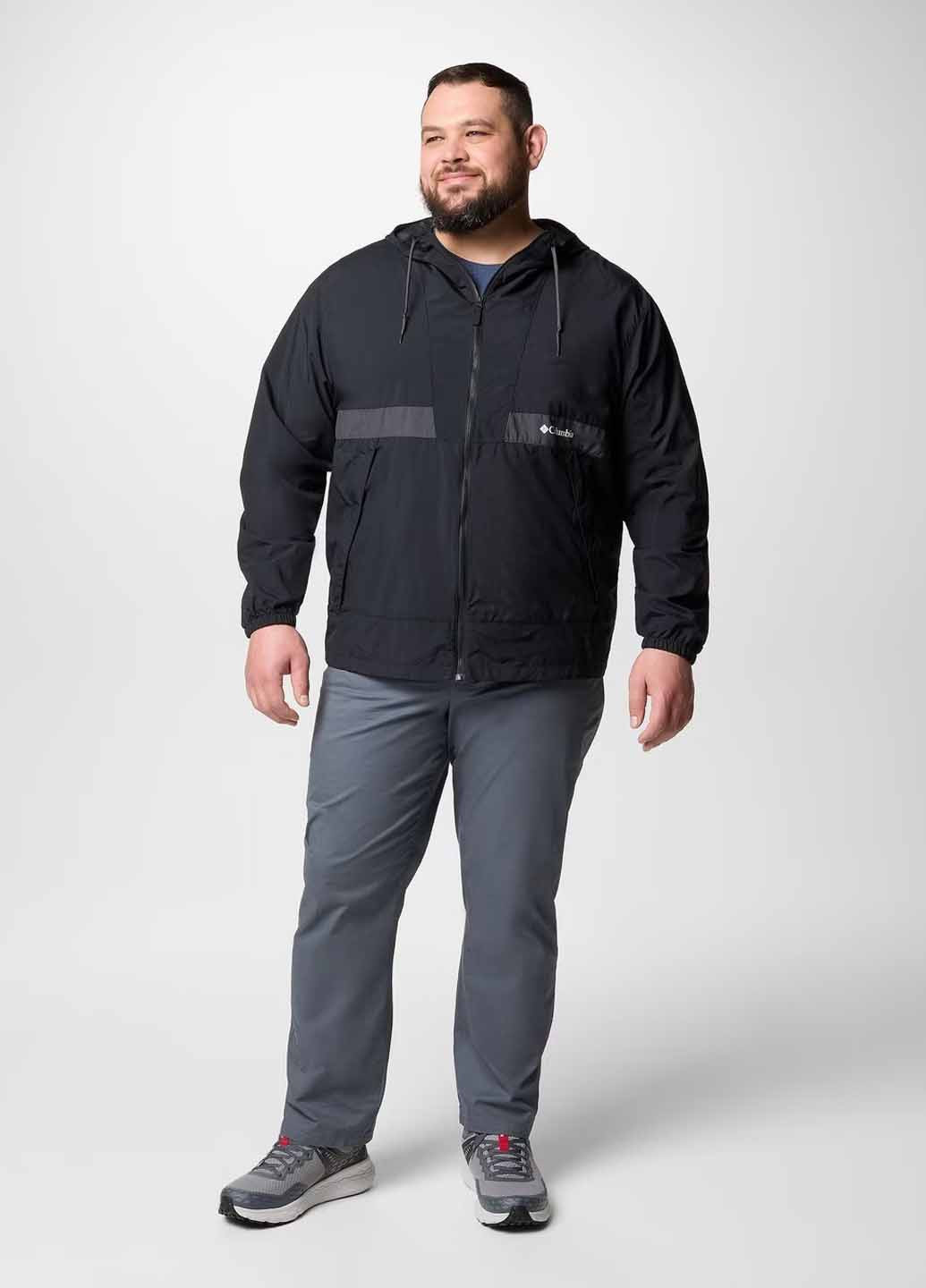 Черная демисезонная ветровка Columbia