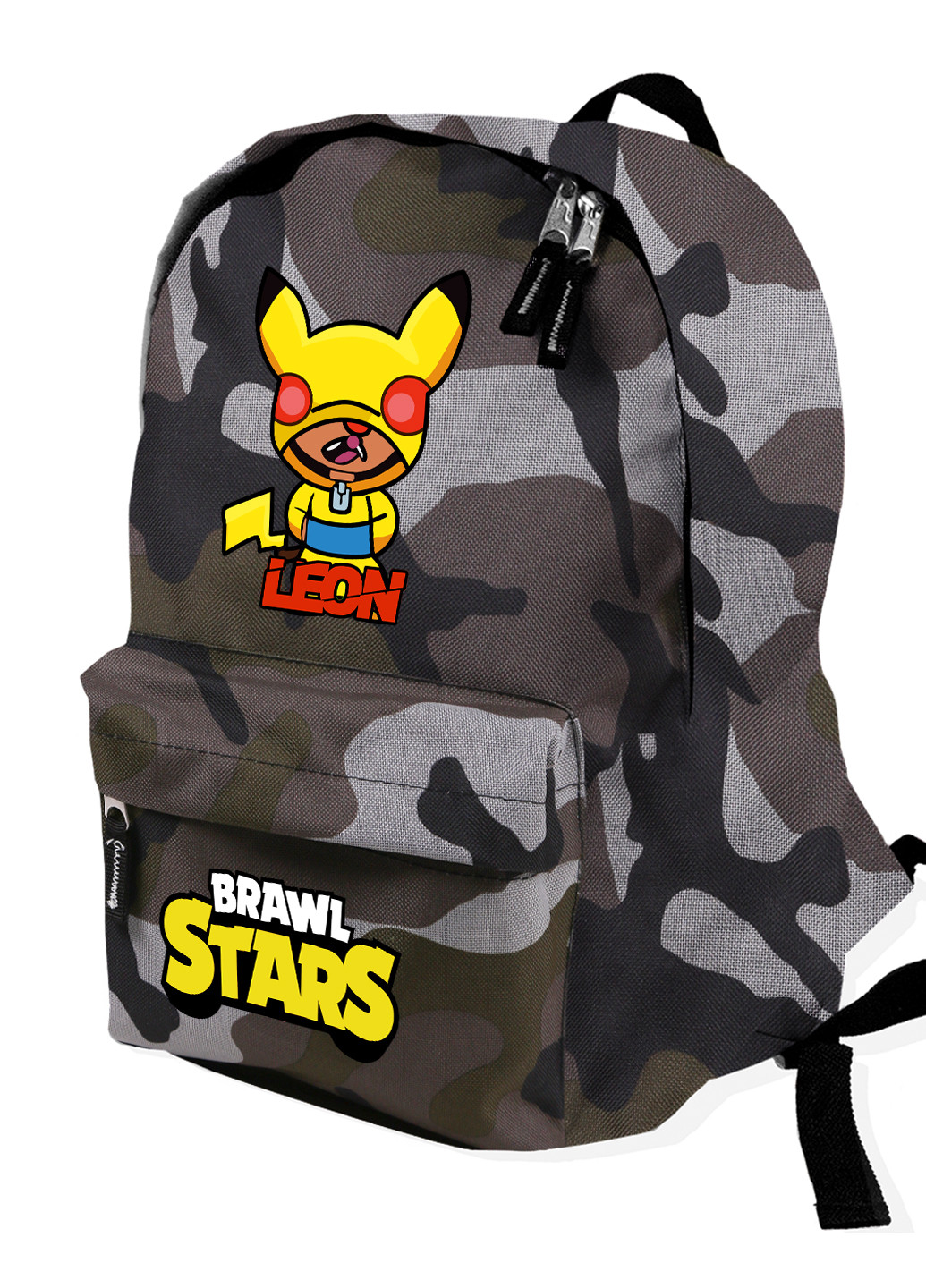 Детский рюкзак Леон Пікачу Бравл Старс (Leon Pikachu Brawl Stars) (9263-2601) MobiPrint (217832346)