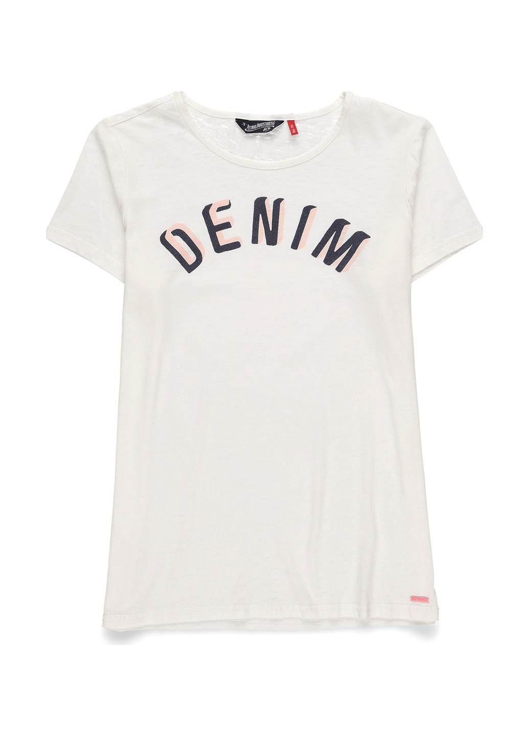 Белая летняя футболка Petrol Industries