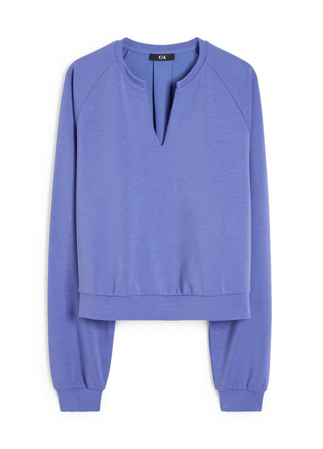 Бузковий світшот C&A однотонний без декору (330104304)