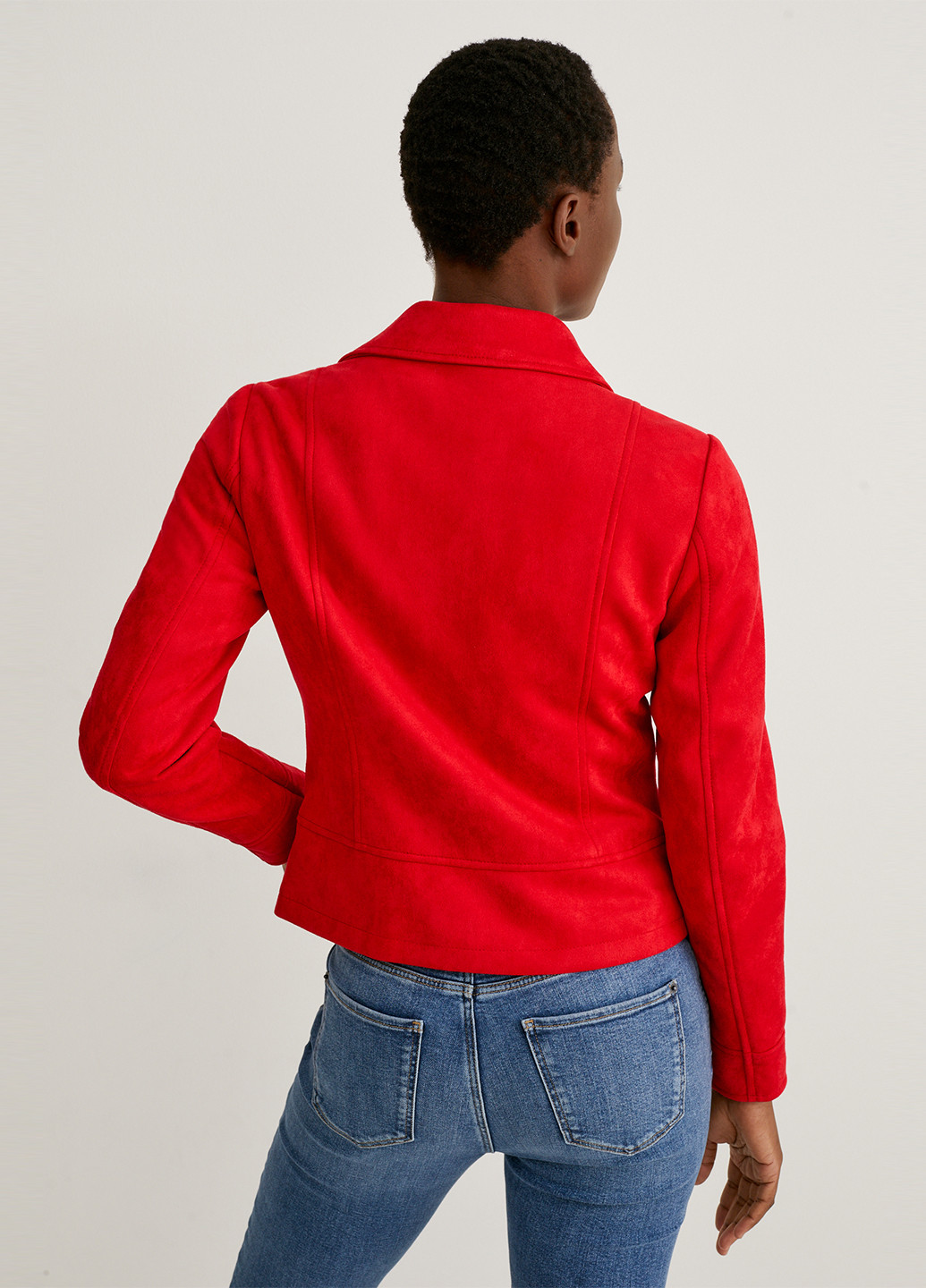 Красная демисезонная куртка куртка-пиджак C&A