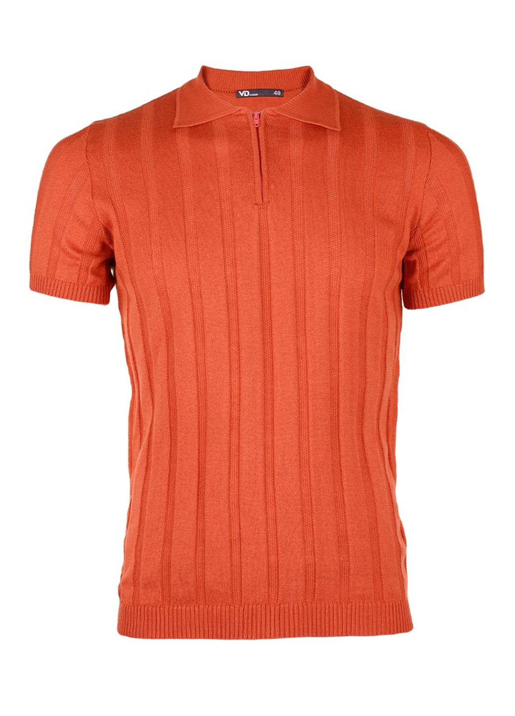 Оранжевая футболка-поло для мужчин VD One однотонная