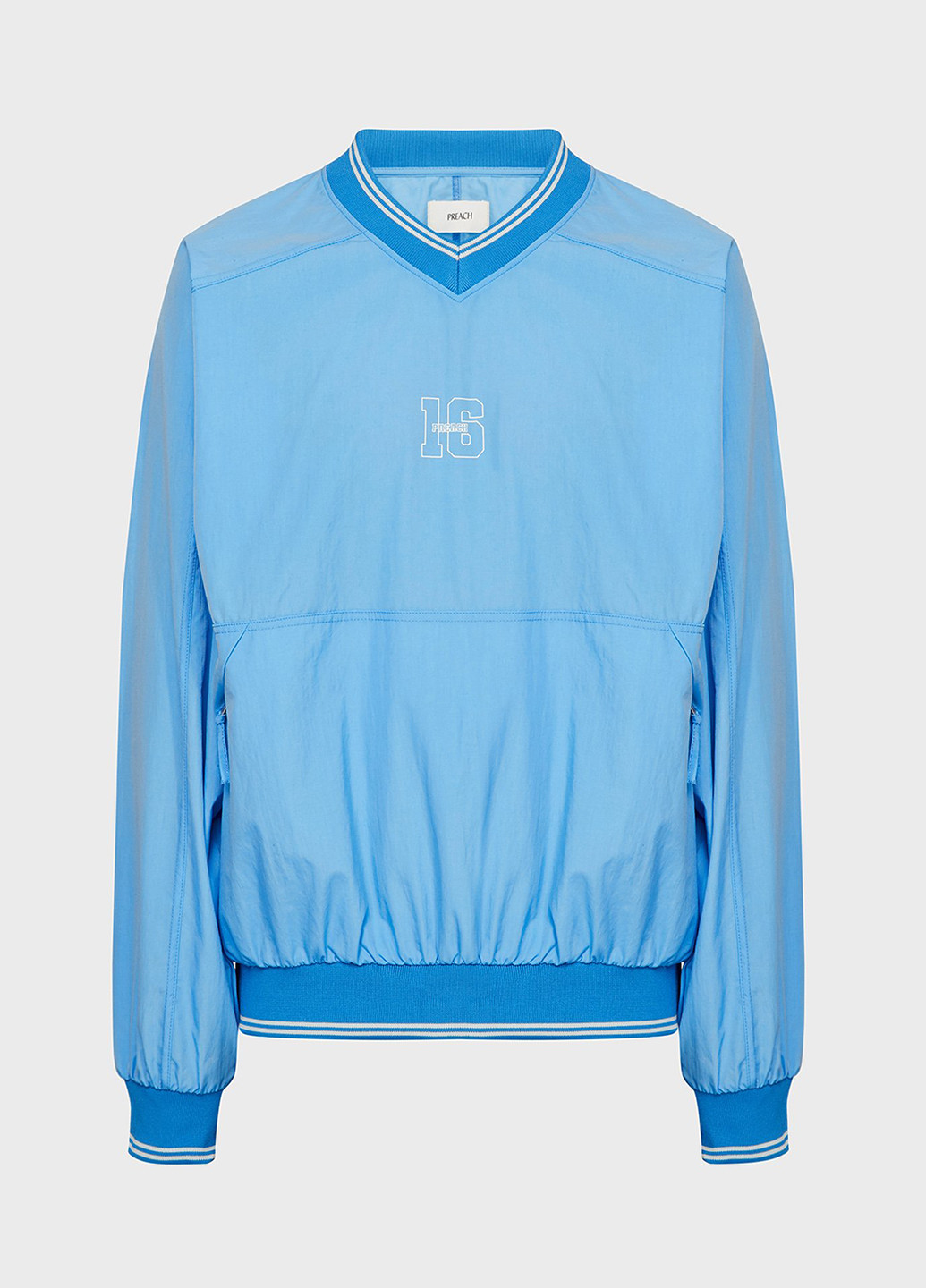 Блакитний світшот Preach логотип без декору (332382439)