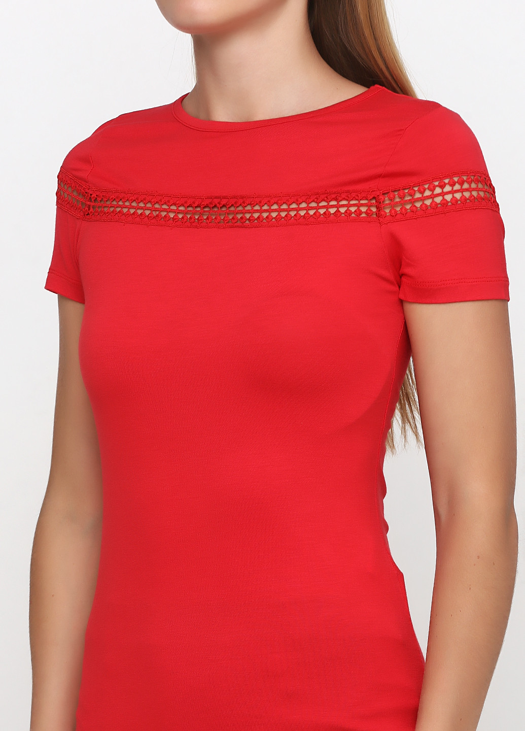 Червона літня футболка Sassofono