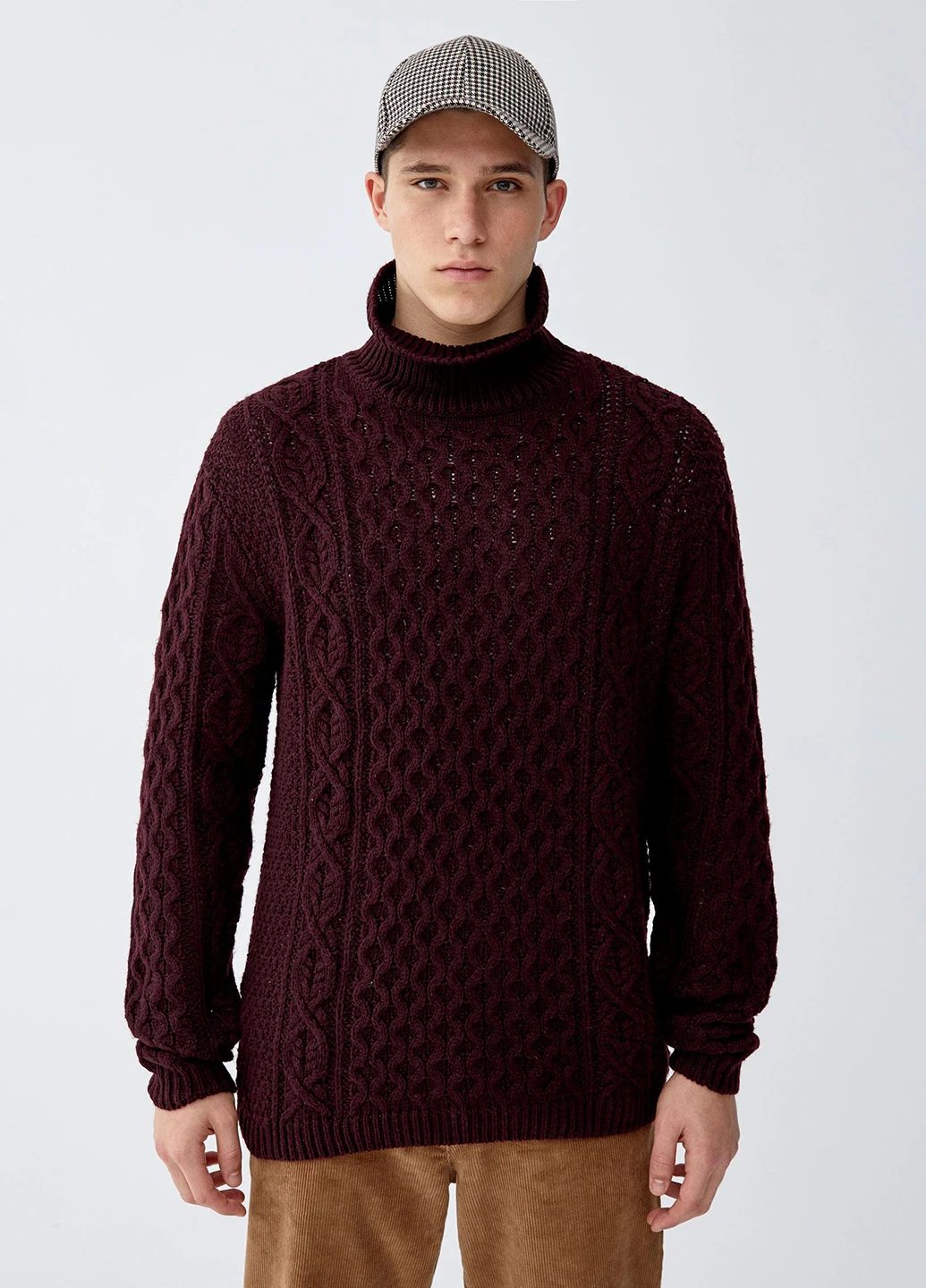 Фіолетовий демісезонний светр Pull & Bear
