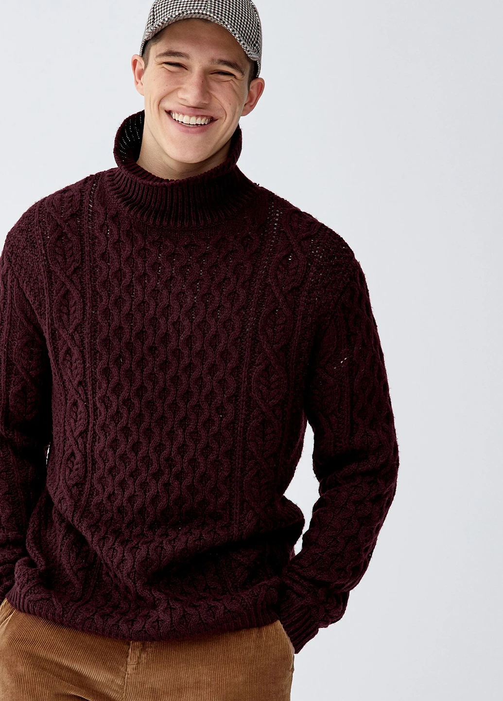 Фіолетовий демісезонний светр Pull & Bear