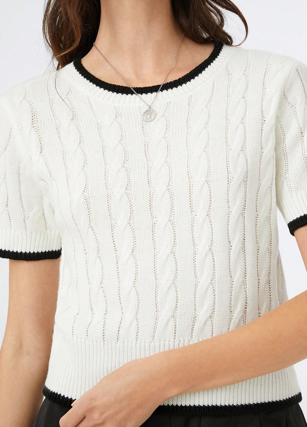 Білий демісезонний джемпер джемпер SHEIN