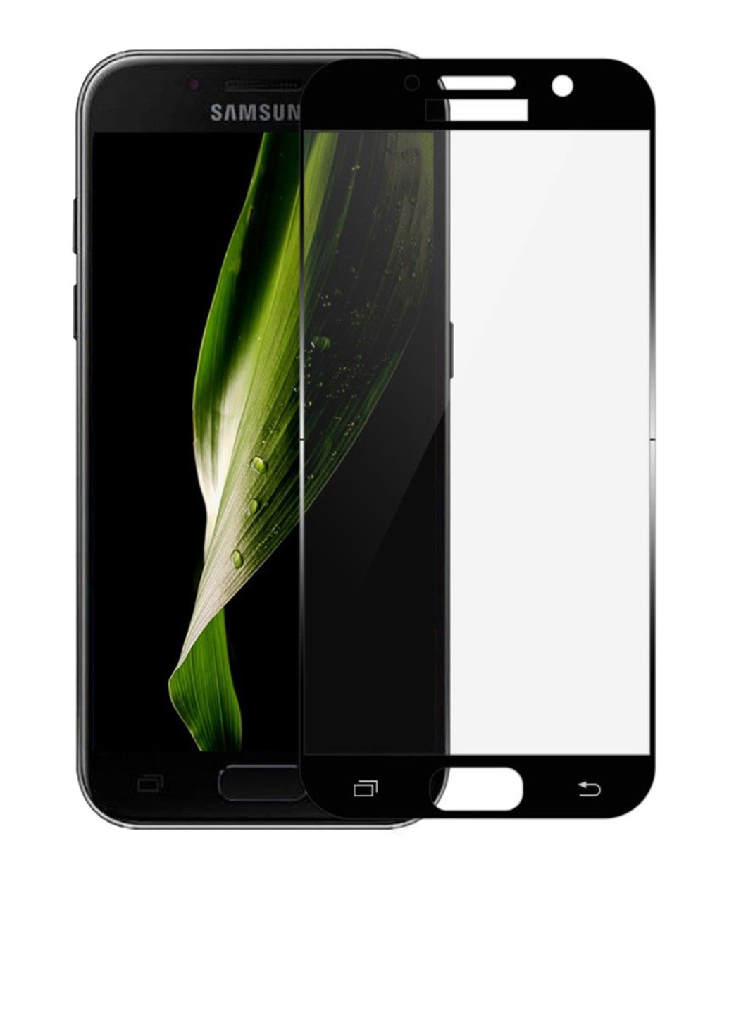 Защитное стекло с рамкой для Samsung A520(black) CAA (96874275)