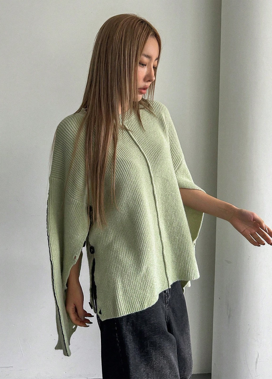 М'ятний демісезонний джемпер джемпер SHEIN