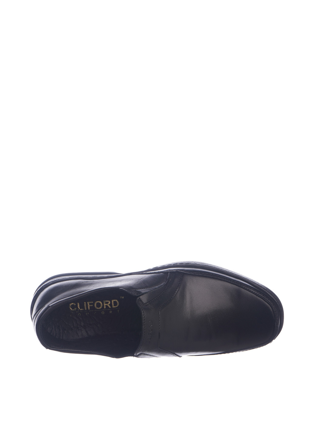 Черные кэжуал туфли Cliford без шнурков