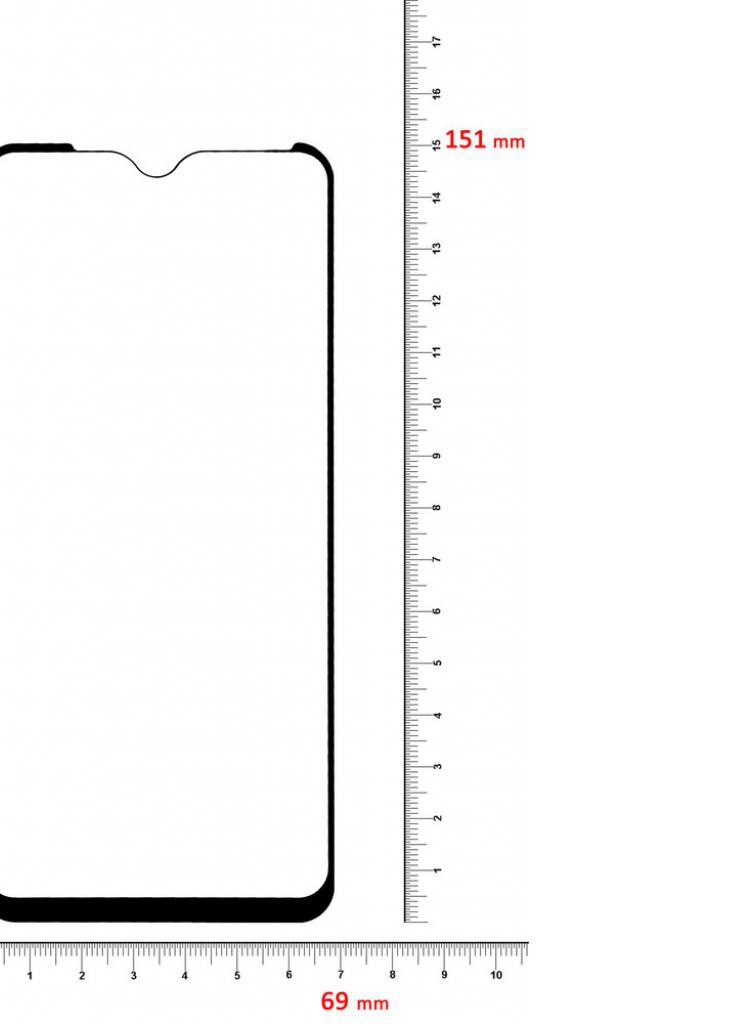 Стекло защитное Samsung Galaxy A50/A50s 2019 SM-A505/SM-A507 Black (703444) BeCover (203983168)