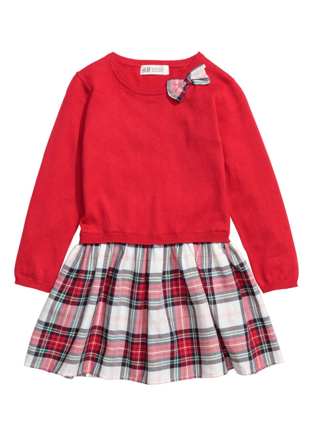 Комбинированное платье H&M (88370771)